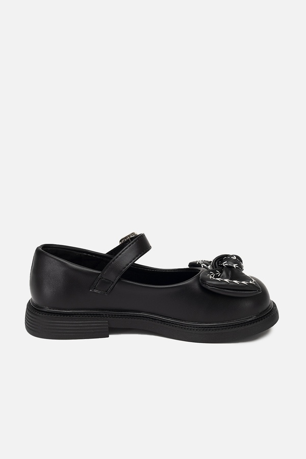 Туфлі на пласкій підошві для дівчинки 30 колір чорний ЦБ-00251095 SKT000995531 фото