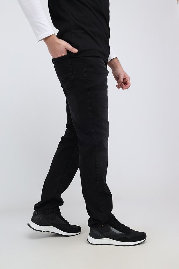 Джинси slim чоловічі колір темно-сірий W28 ЦБ-00291202 фото