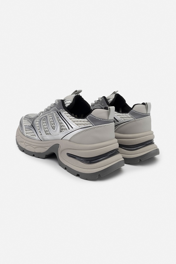 Жіночі кросівки 36 колір сірий ЦБ-00255749 SKT001008112 фото