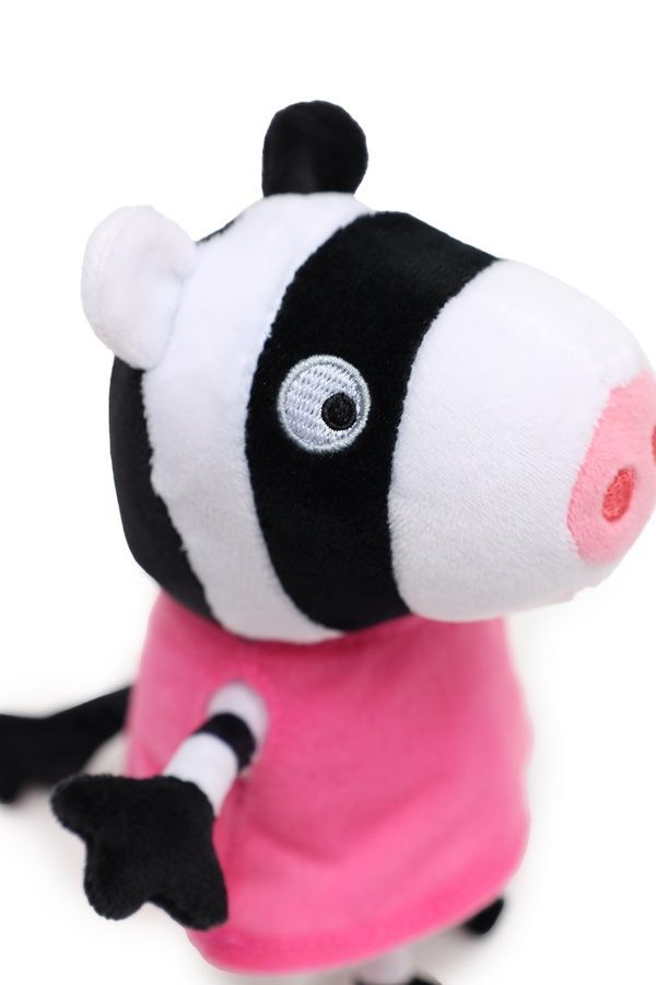 Детская мягкая игрушка TY Peppa Pig "Zoe Zebra" 15 см TY 46174 ЦБ-00283980 фото