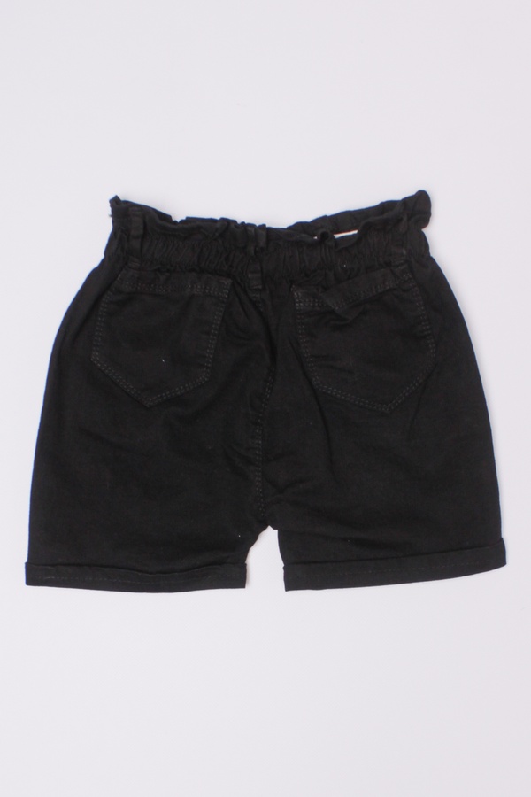Джинсовые шорты для девочки 128 цвет черный ЦБ-00191688 SKT000846389 фото