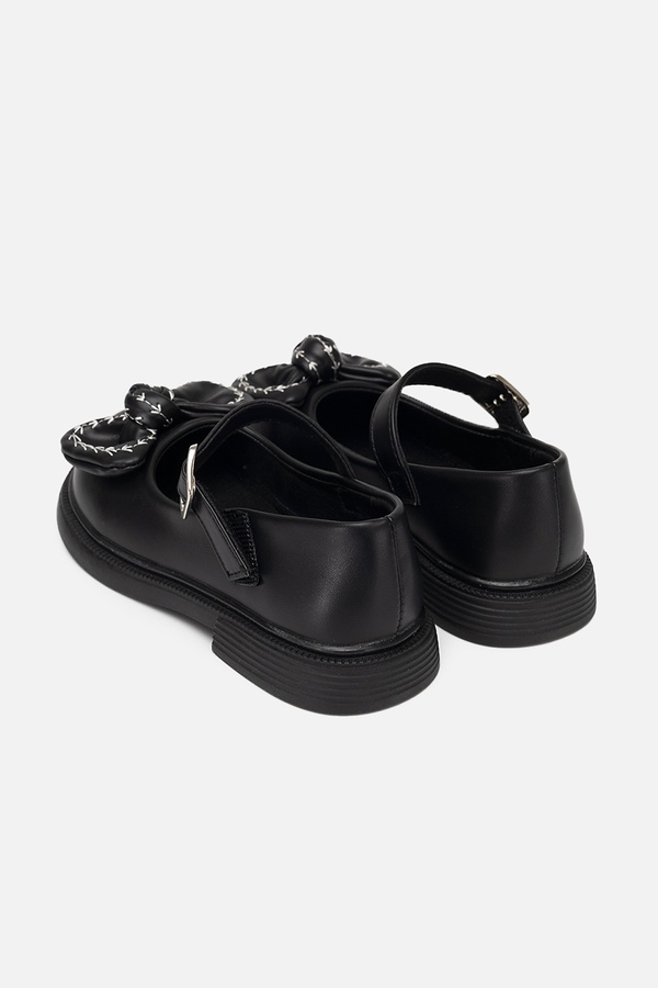 Туфлі на пласкій підошві для дівчинки 30 колір чорний ЦБ-00251095 SKT000995531 фото