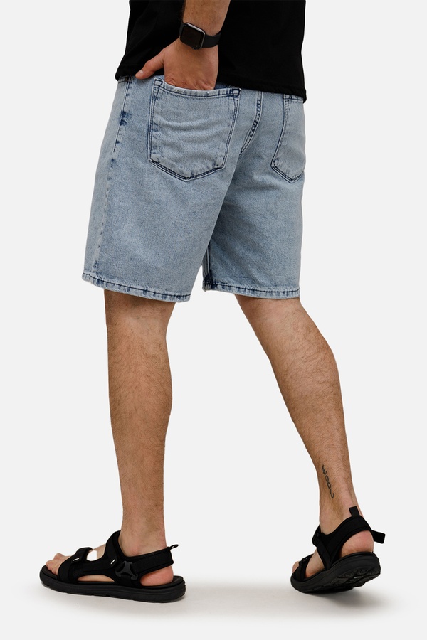 Мужские джинсовые шорты carrot 56 цвет синий ЦБ-00249885 SKT000992207 фото