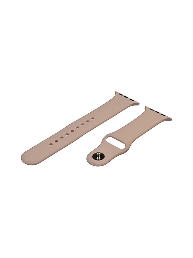Ремінець силіконовий для Apple Watch Sport Band 42/ 44/ 45 колір світло-бежевий ЦБ-00230846 SKT000935593 фото