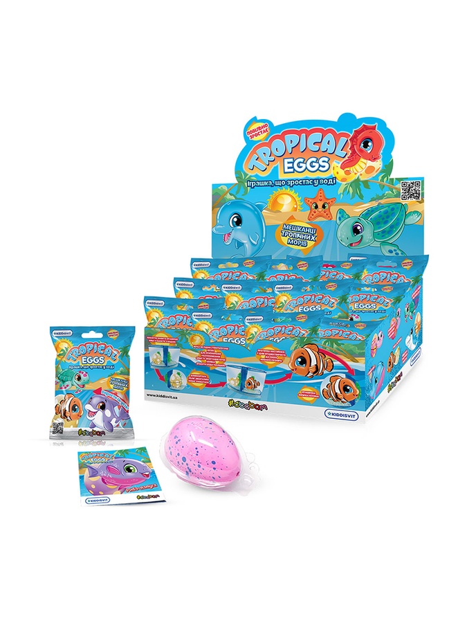 Іграшка, що зростає, в яйці - Мешканці тропічних морів колір різнокольоровий ЦБ-00188918 SKT000838991 фото