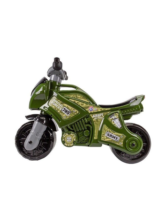 Толокар "Мотоцикл" цвет хаки ЦБ-00219203 SKT000906611 фото