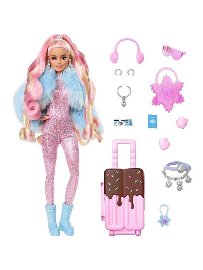 Лялька Barbie "Extra Fly" зимова красуня колір різнокольоровий ЦБ-00231947 SKT000937568 фото