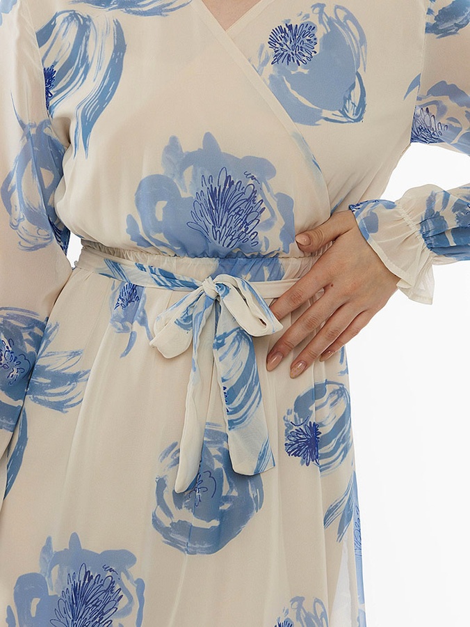 Жіноча коротка демісезонна сукня 44 колір молочний ЦБ-00215266 SKT000898178 фото