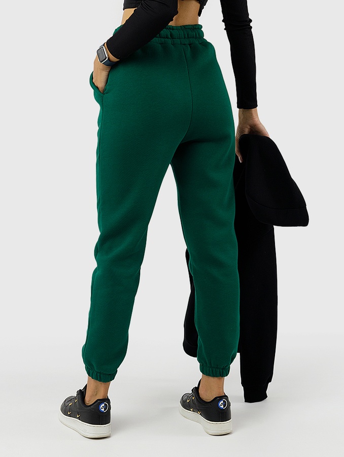 Жіночі спортивні штани 50 колір зелений ЦБ-00223869 SKT000918495 фото