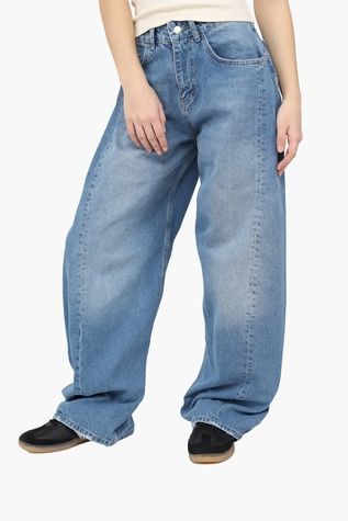 Джинсы baggy женские цвет голубой 48 ЦБ-00290490 фото