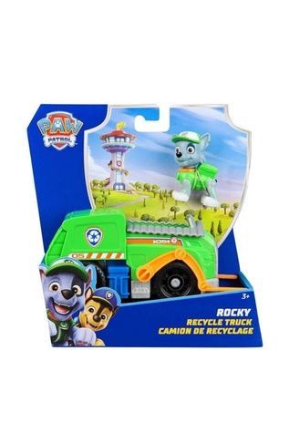 Цуценячий патруль: базовий рятувальний автомобіль з водієм Роккі Paw Patrol SM97237/6071213 ЦБ-00297088 фото