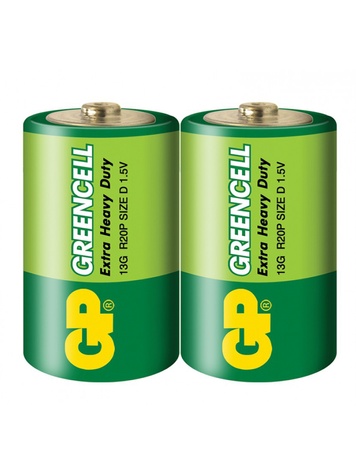 Батарейка GP Greencell 13G-S2, R20, D, ЦІНА ЗА 1 ШТ. колір різнокольоровий ЦБ-00155236 SKT000527396 фото