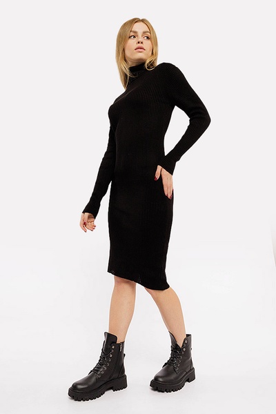 Жіноча сукня 44 колір чорний ЦБ-00202990 SKT000873344 фото