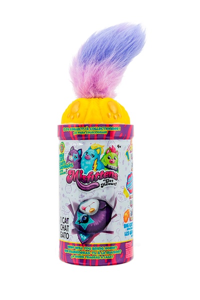 Мягкая игрушка Misfittens - Котик в банке цвет разноцветный ЦБ-00236197 SKT000951868 фото