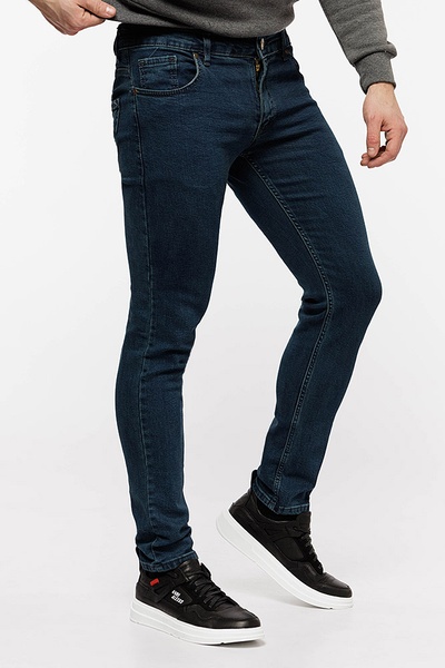 Мужские джинсы 46 цвет темно-синий ЦБ-00203810 SKT000874788 фото