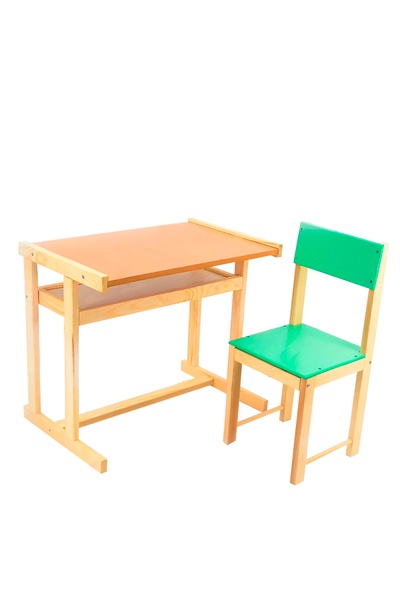 Дитяча парта зі стільцем колір різнокольоровий ЦБ-00257200 SKT001012181 фото