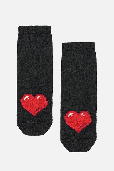 Жіночі бавовняні шкарпетки 38-40 колір чорний ЦБ-00213333 SKT000893578 фото