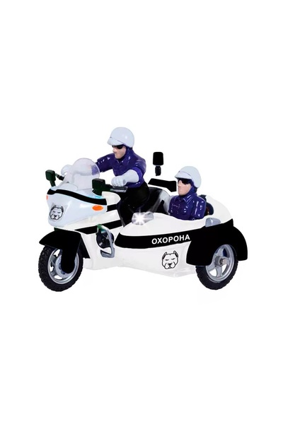 Игрушка-автомодель "Мотоцикл охрана" цвет разноцветный ЦБ-00087215 SKT000398429 фото