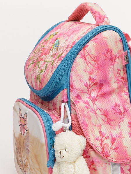 Школьный ранец «Раскладушка» цвет розовый ЦБ-00227444 SKT000926485 фото