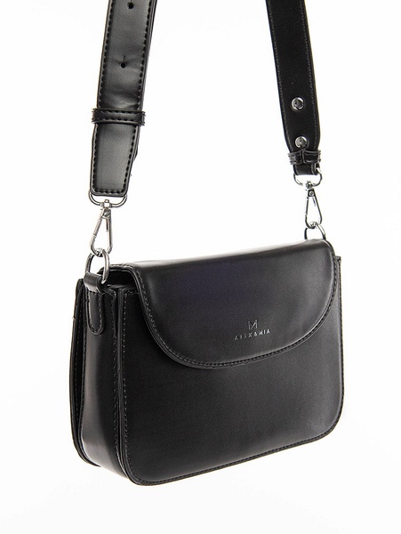 Маленька жіноча сумочка колір чорний ЦБ-00214301 SKT000896152 фото