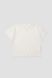 Футболка з коротким рукавом для хлопчика колір молочний 80 ЦБ-00273341 фото 1