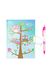 Подарунковий набір - Блокнот з ручкою на замочку “Сови на дереві“ колір різнокольоровий ЦБ-00242734 SKT000965504 фото 1