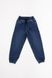 Джогеры джинсовые утепленные на мальчика 164 цвет синий ЦБ-00178971 SKT000595810 фото 1