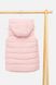 Утепленный жилет для девочки 134 цвет розовый ЦБ-00242589 SKT000965258 фото 4