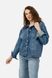 Жіноча джинсова куртка 42 колір синій ЦБ-00245186 SKT000980732 фото 3