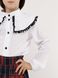 Блуза для дівчинки 116 колір білий ЦБ-00222239 SKT000914558 фото 3