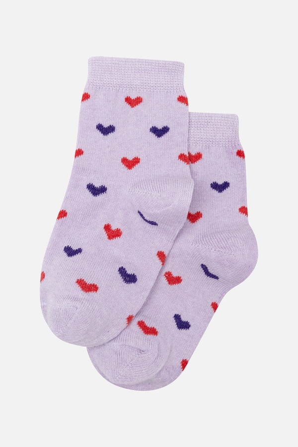 Шкарпетки для дівчинки 21-22 колір бузковий ЦБ-00243699 SKT000969093 фото