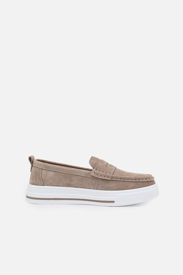 Мокасини жіночі колір сірий 41 ЦБ-00289016 фото