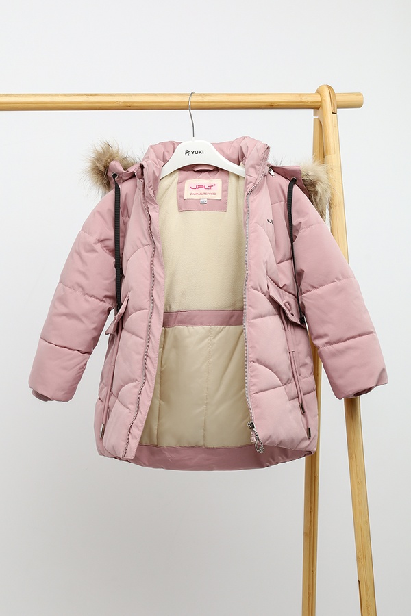 Куртка для дівчинки 122 колір пудровий ЦБ-00221256