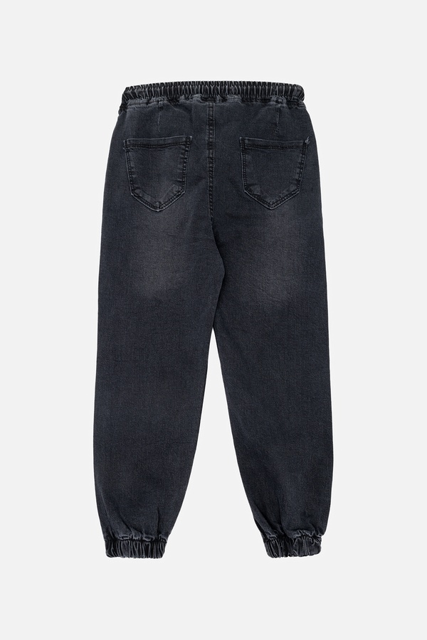 Джогери джинсові для хлопчика 122 колір чорний ЦБ-00242543 SKT000965005 фото