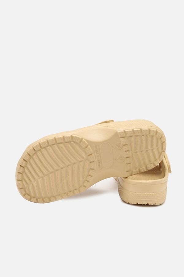 Жіночі крокси колір бежевий 37 ЦБ-00263880 фото