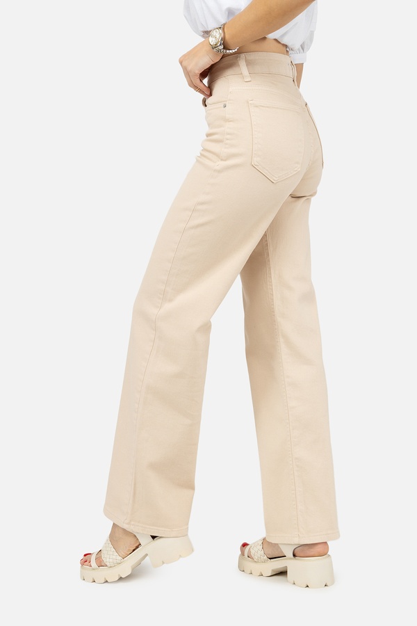 Жіночі джинси 48 колір бежевий ЦБ-00248376 SKT000989243 фото