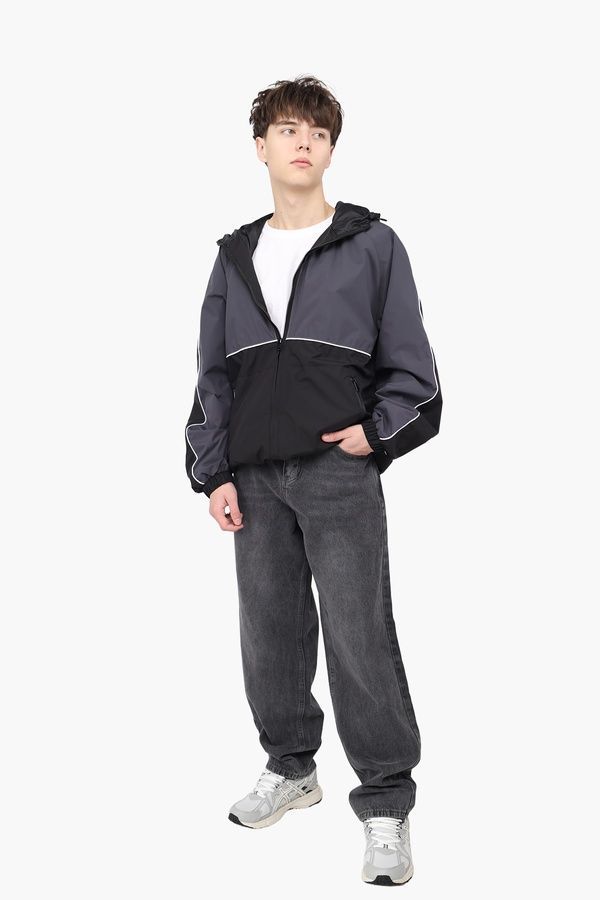 Джинси baggy чоловічі колір сірий W29 ЦБ-00292371 фото
