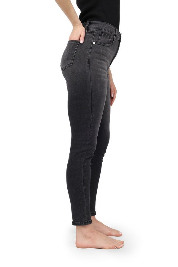 Джинси skinny жіночі колір темно-сірий 42 ЦБ-00290503 фото