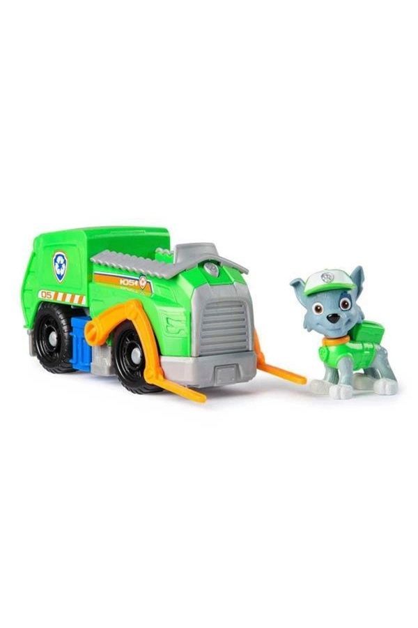 Цуценячий патруль: базовий рятувальний автомобіль з водієм Роккі Paw Patrol SM97237/6071213 ЦБ-00297088 фото