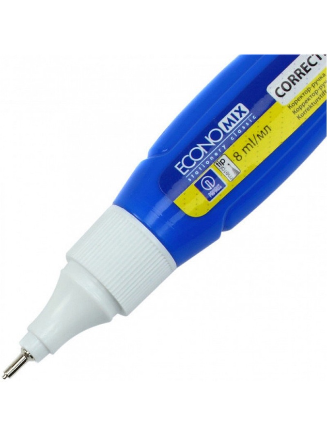 Коректор-ручка Economix колір синій ЦБ-00090444 SKT000403338 фото