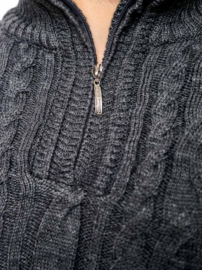 Мужской свитер 48 цвет темно-серый ЦБ-00236422 SKT000952220 фото