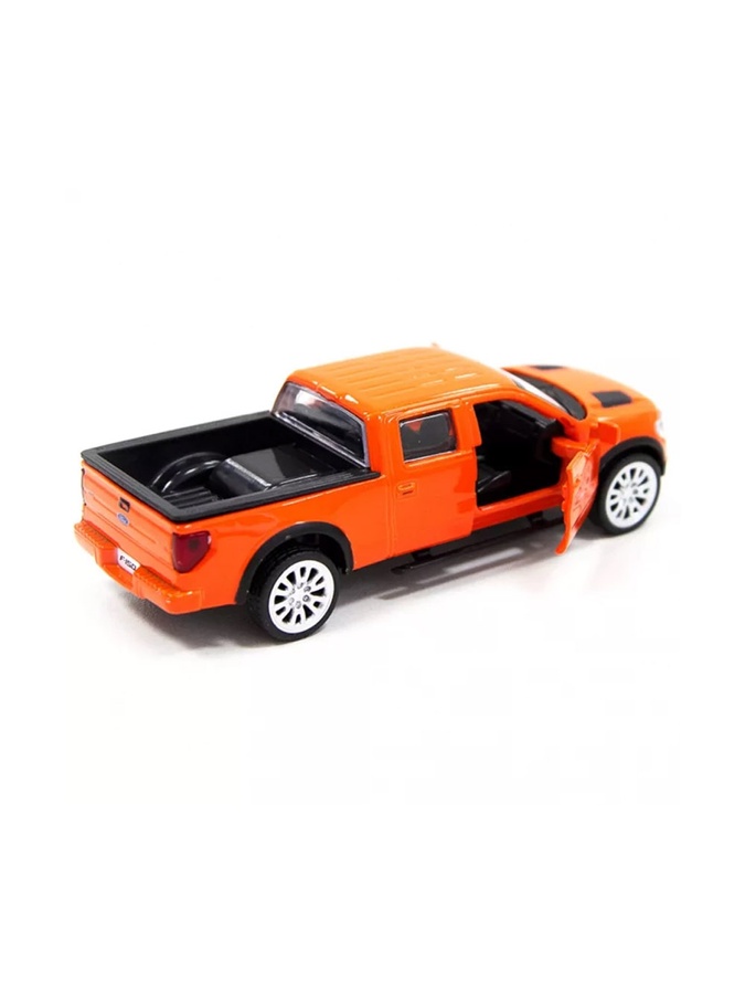 Автомодель - FORD F-150 SVT Raptor цвет оранжевый ЦБ-00221513 SKT000912537 фото