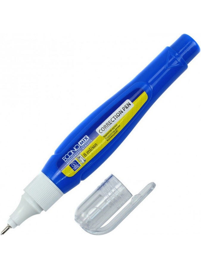 Коректор-ручка Economix колір синій ЦБ-00090444 SKT000403338 фото