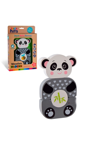 Дерев'яна іграшка - Kids hits, панда колір різнокольоровий ЦБ-00240359 SKT000960318 фото