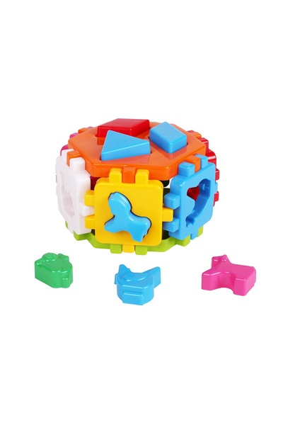 Іграшка куб "Розумний малюк Гексагон 1" колір різнокольоровий 00-00034376 SKT000930878 фото