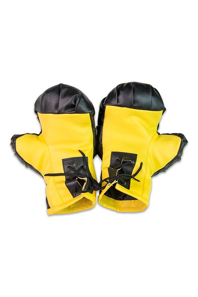 Боксерські рукавички колір чорно-жовтий ЦБ-00239660 SKT000959249 фото