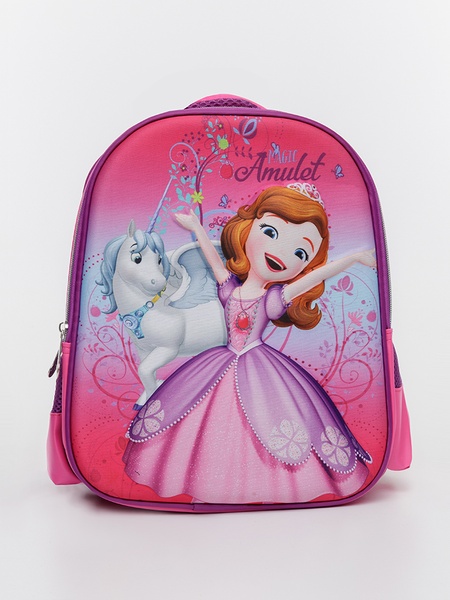 Школьный портфель с 3D принтом цвет розовый ЦБ-00226394 SKT000924206 фото