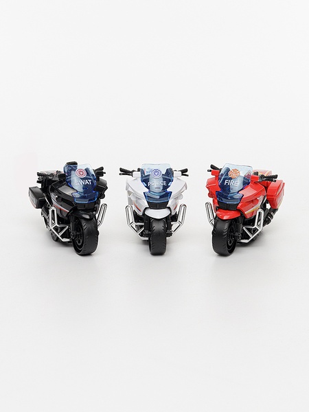 Игрушка – металлический мотоцикл цвет разноцветный ЦБ-00226006 SKT000923424 фото