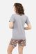 Жіноча піжама 42 колір світло-сірий ЦБ-00245646 SKT000982381 фото 4