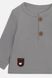 Костюм з штанами для хлопчика 68 колір сірий ЦБ-00243102 SKT000966961 фото 3